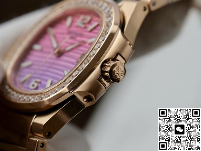 Replica Patek Philippe Nautilus 7010R GR Factory Pink dial - Image 9