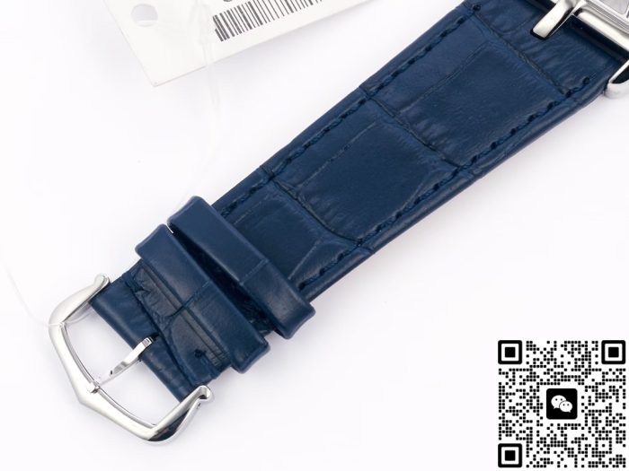 Replica Cartier Tank WHTA0012 TW Factory Navy blue strap - Image 9