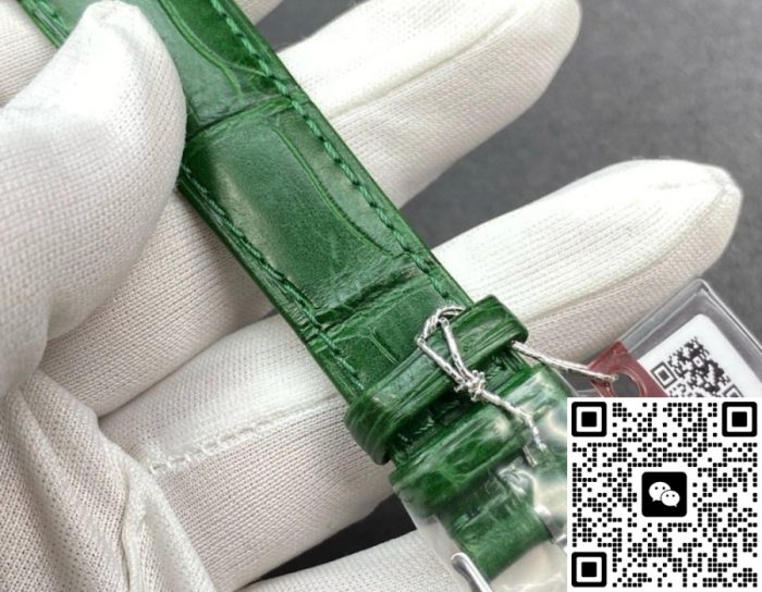 Replica Cartier Tank WSTA0056 F1 Factory Green Dial - Image 8