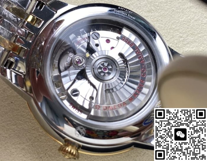 Replica Omega De Ville 424.20.40.20.02.005 N1 Factory Stainless steel strap - Image 6