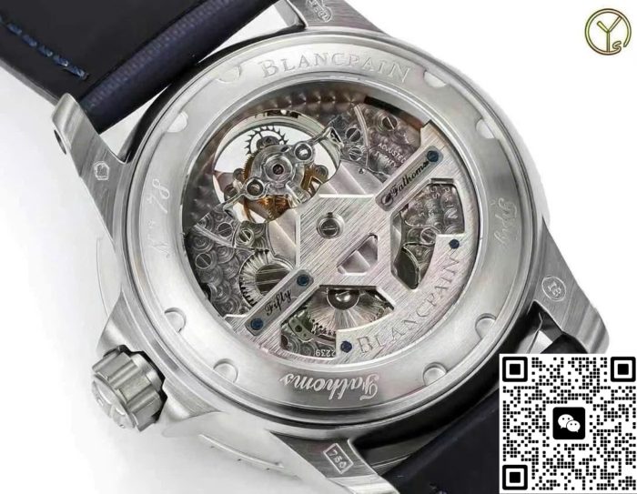 Replica Blancpain Fifty Fathoms 5025-12B40-O52B YS Factory Tourbillon Canvas strap - Image 9