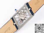 Replica Cartier Tank WHTA0012 TW Factory Navy blue strap - Image 10