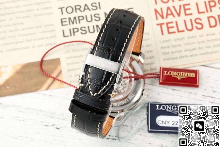 Replica Longines Master Collection L2.909.4.51.7 AF Factory Roman numerals - Image 9