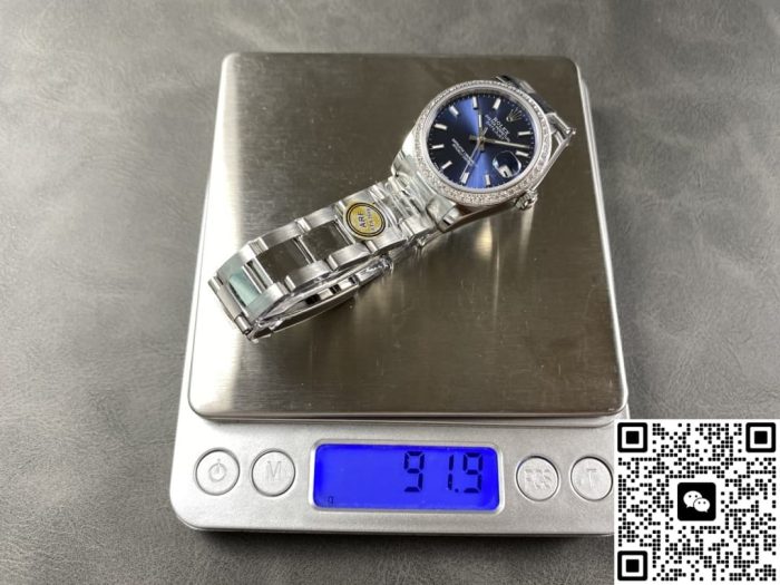 Replica Rolex Datejust m126284rbr-0010 AR Factory Blue Dial - Image 10