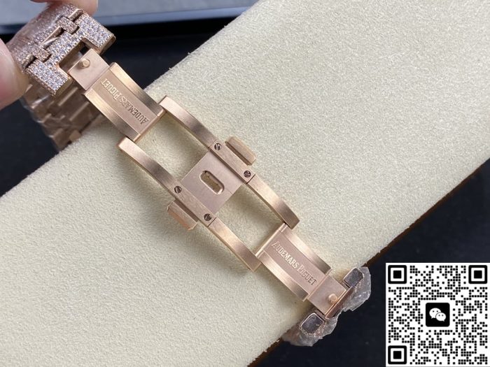 Replica Audemars Piguet Royal Oak 15400OR.022 AMG Factory Diamond Strap - Image 10