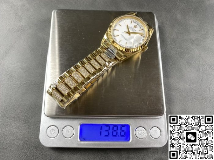 Replica Rolex Day-Date m128238-0082 8+ Factory Weekly display - Image 10