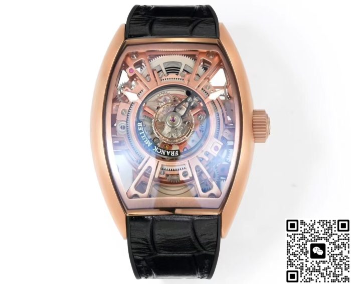 Replica Franck Muller V45 Tourbillon NEW Factory Rose gold - Image 2