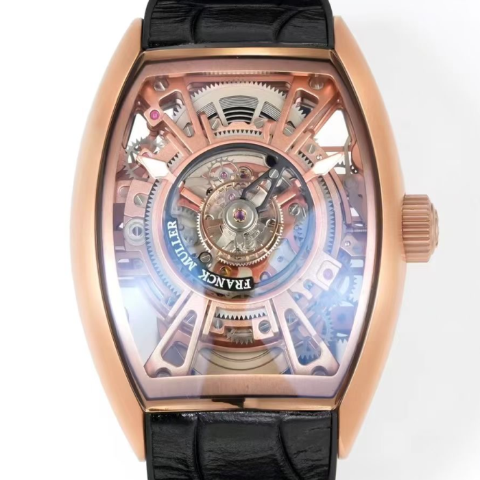 Replica Franck Muller V45 Tourbillon NEW Factory Rose gold - Image 1