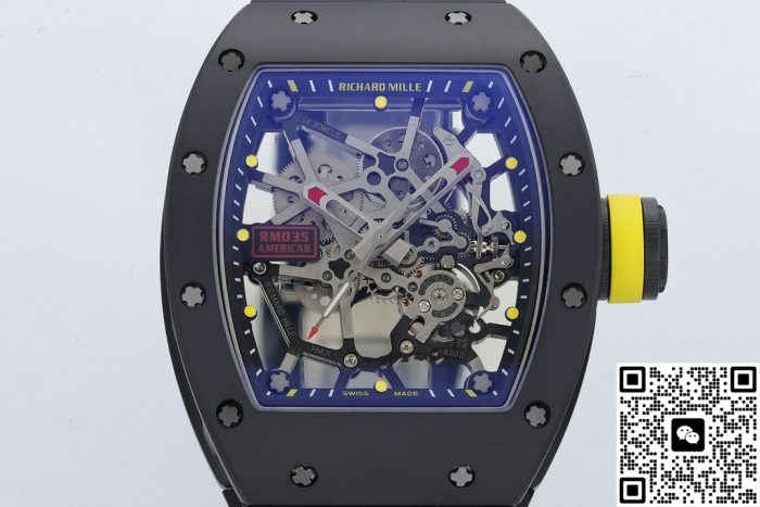 Replica Richard Mille RM035 ZF Factory Skeleton dial - Image 4