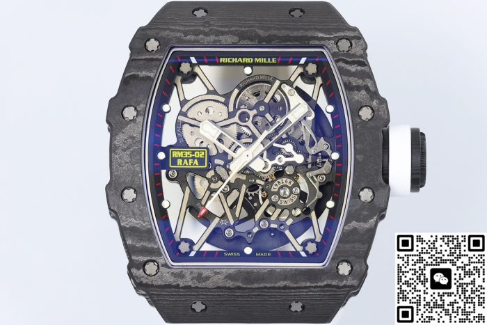 Replica Richard Mille RM 35-02 ZF Factory V7 White strap - Image 3
