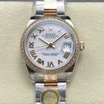 Replica Rolex Datejust m278381rbr-0003 AR Factory Diamond bezel - Image 12