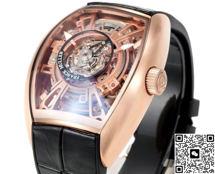 Replica Franck Muller V45 Tourbillon NEW Factory Rose gold - Image 6