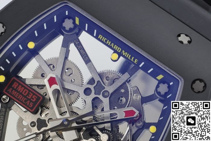 Replica Richard Mille RM035 ZF Factory Skeleton dial - Image 5
