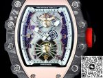Replica Richard Mille RM21-01 RM Factory Tourbillon Red strap - Image 4