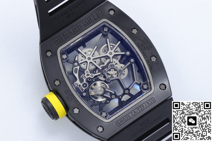 Replica Richard Mille RM035 ZF Factory Skeleton dial - Image 8