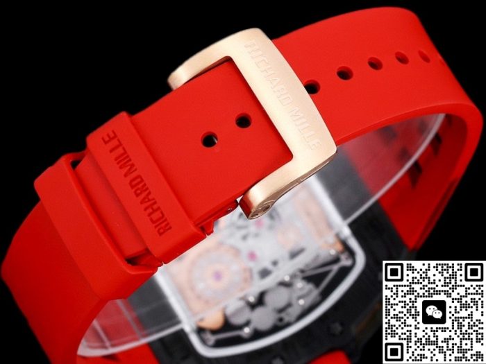 Replica Richard Mille RM21-01 RM Factory Tourbillon Red strap - Image 8
