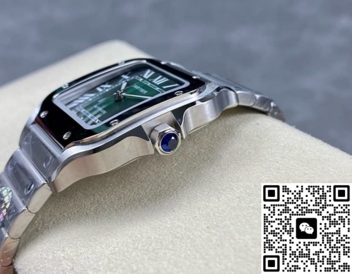 Replica Cartier Santos WSSA0061 BV Factory Gradient green dial - Image 3