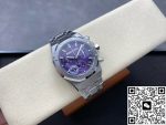 Replica Audemars Piguet Royal Oak 26240BC.OO.1320BC.01 APS Factory Purple dial - Image 6