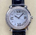Replica Chopard HAPPY DIAMONDS 278475-3037 YF Factory stainless steel diamond case - Image 11