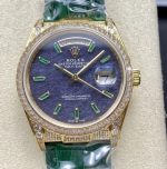 Replica Rolex Oyster Perpetual 128455TBR 8+ Factory Purple dial - Image 11
