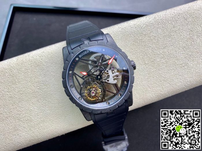 Replica Roger Dubuis Excalibur DBEX0577 BBR Factory Skeleton Dial - Image 5