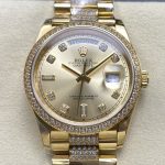 Replica Rolex Day-Date m128348rbr-0010 8+ Factory champagne