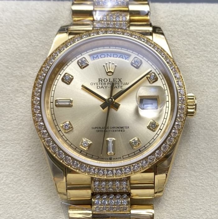 Replica Rolex Day-Date m128348rbr-0010 8+ Factory champagne - Image 1