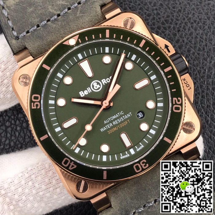 Replica Bell & Ross BR0392-D-G-BR/SCA Black Bezel - Image 5