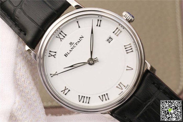 Replica Blancpain Villeret 6651-1127-55B ZF Factory Black Strap - Image 5