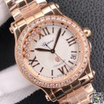 Replica Chopard Happy Diamonds 274808-5004 YF Factory Diamond-Set Bezel - Image 5