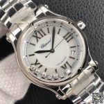Replica Chopard Happy Diamonds 278559-3002 YF Factory Stainless Steel Strap - Image 4