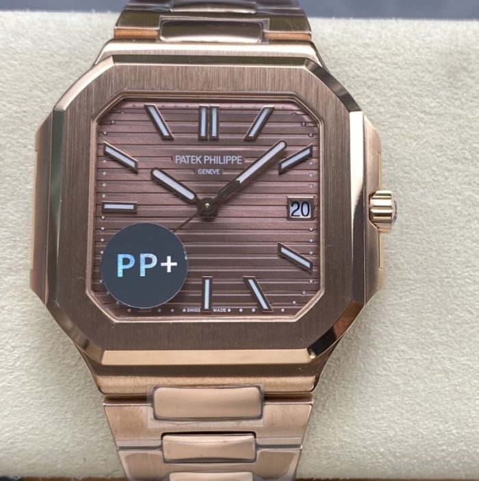 Replica Patek Philippe CUBITUS 7128-1R-001 PP+ Factory Brown dial - Image 1