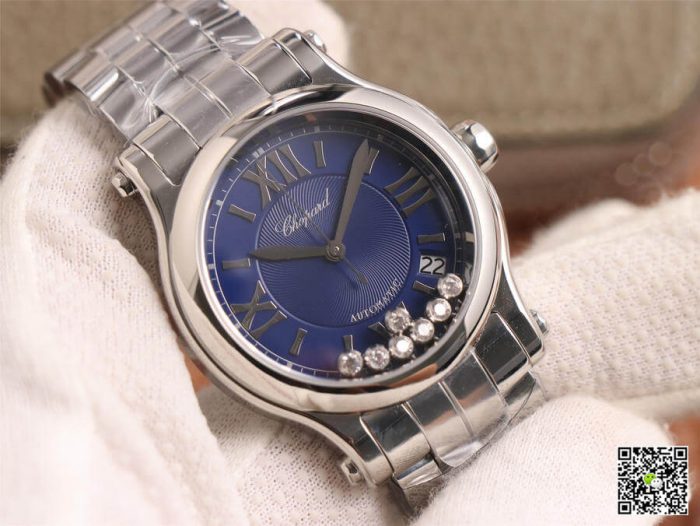 Replica Chopard Happy Sport 278559-3009 YF Factory Stainless Steel Strap - Image 5