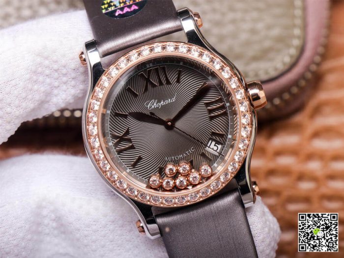 Replica Chopard Happy Sport 278559-3003 YF Factory Diamond-Set Bezel - Image 5