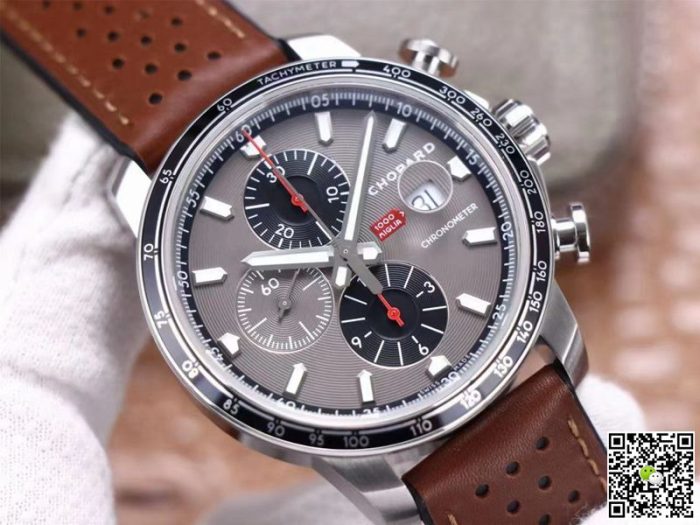 Replica Chopard Classic Racing Mille Miglia GTS Chronograph 168571-3004 V7 Factory Gray Dial - Image 5