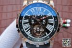 Replica Roger Dubuis Hommage Tourbillon JB Factory Black Strap - Image 5