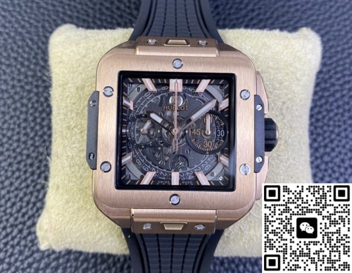 Replica Hublot SQUARE BANG UNICO 821.OX.0180.RX BB Factory Sapphire dial - Image 2