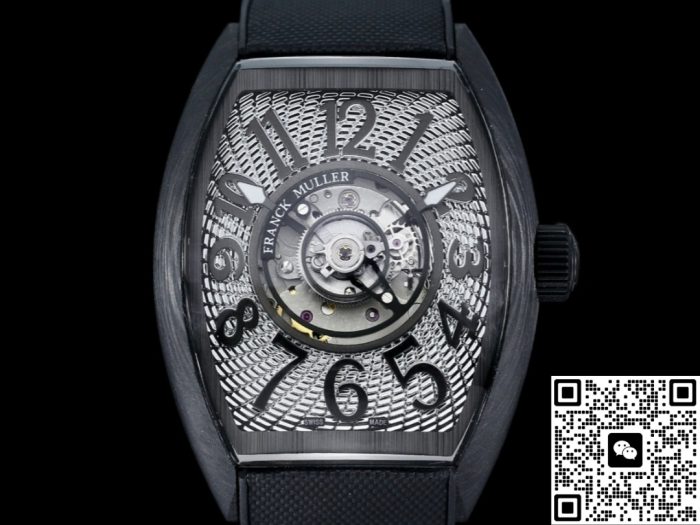Replica Franck Muller V45 Tourbillon NEW Factory Black strap - Image 2