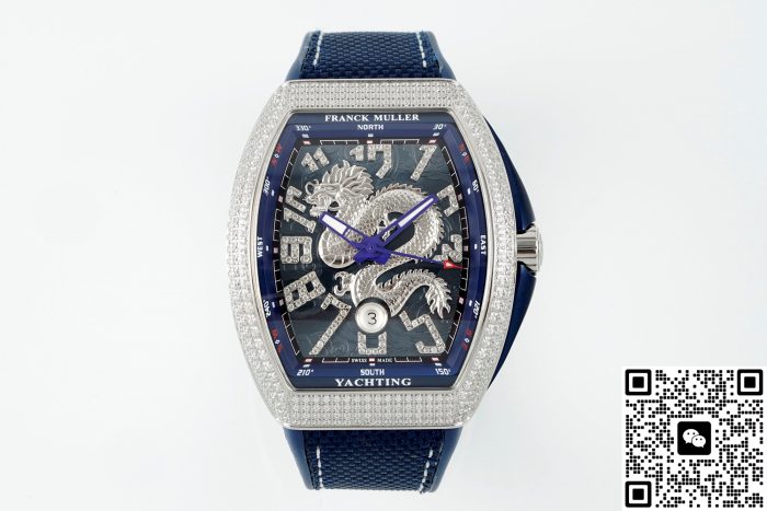 Replica Franck Muller Vanguard ABF Factory blue strap - Image 2