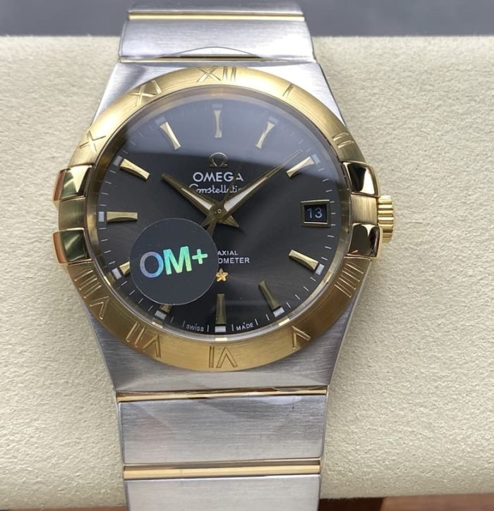 Replica Omega Constellation 123.20.38.21.06.001 OM Factory Warm grey dial - Image 1
