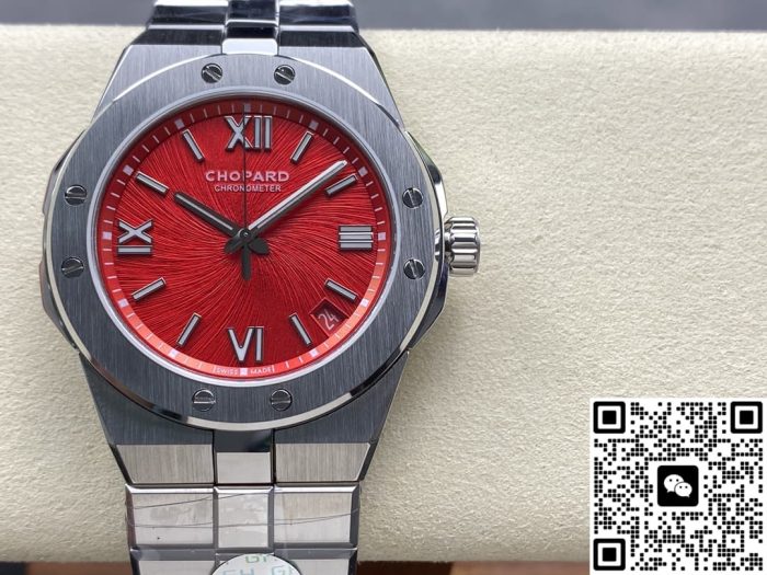 Replica Chopard ALPINE EAGLE 298600-3023 GH Factory Danxia red dial - Image 2