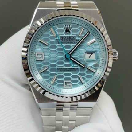 Replica Rolex Land-Dweller M127336-0001 Blue dial