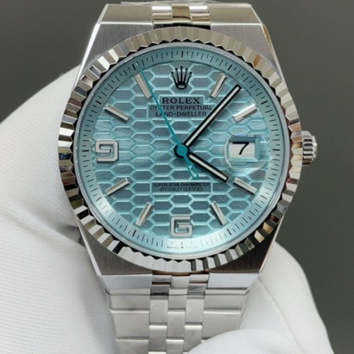 Replica Rolex Land-Dweller M127336-0001 Blue dial - Image 1