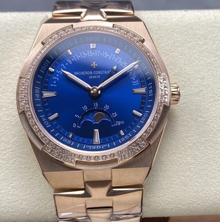 Replica Vacheron Constantin Overseas 4000V-B923 GR Factory Back transparent