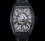 Replica Franck Muller V45 Tourbillon NEW Factory Black strap
