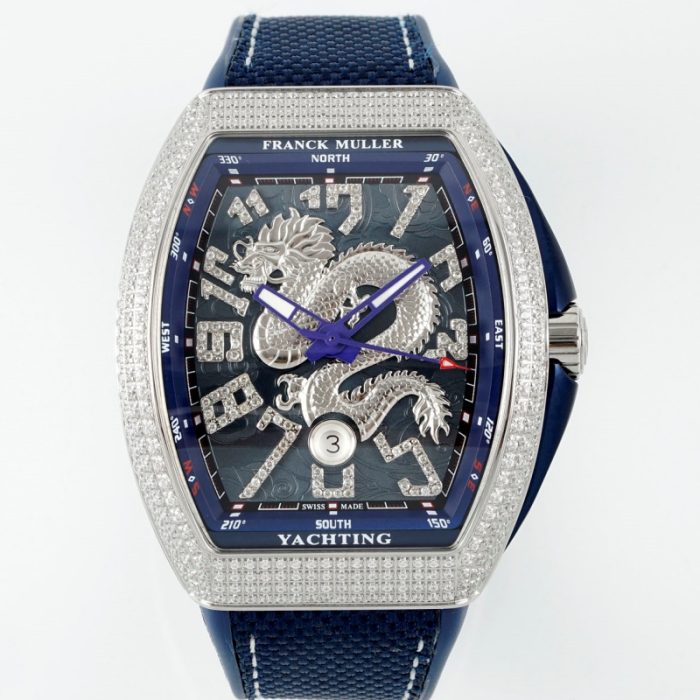 Replica Franck Muller Vanguard ABF Factory blue strap - Image 1
