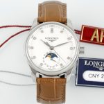 Replica Longines Master Collection L2.409.4.87.4 AF Factory Diamond hour markers