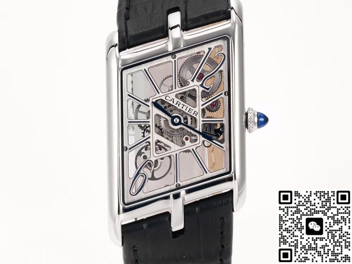 Replica Cartier Tank WHTA0013 TW Factory Black strap - Image 2