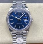 Replica Rolex Day-Date m128349rbr-0052 8+ Factory Bright blue