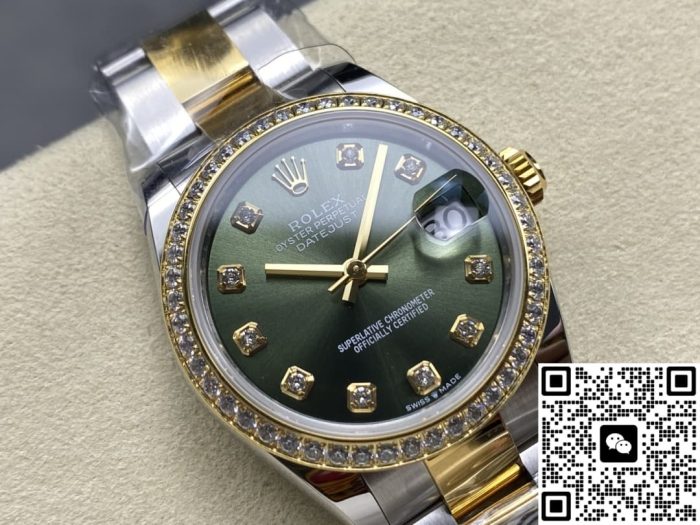 Replica Rolex Datejust m278383rbr-0029 AR Factory Olive green dial - Image 3